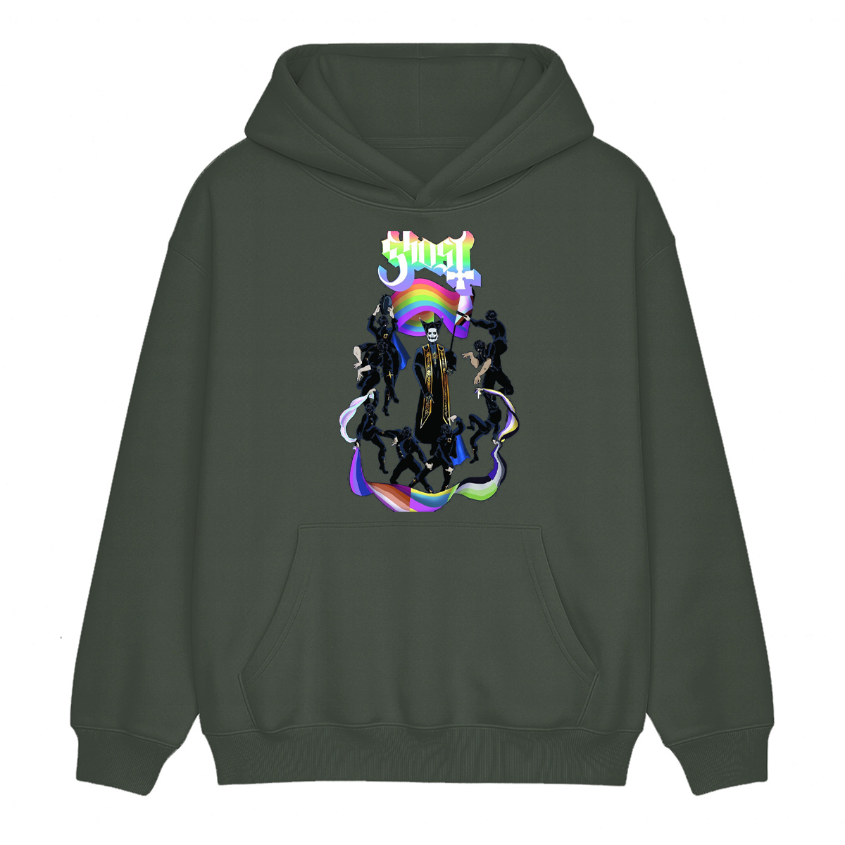 Ghost Unisex Cotton Hoodie