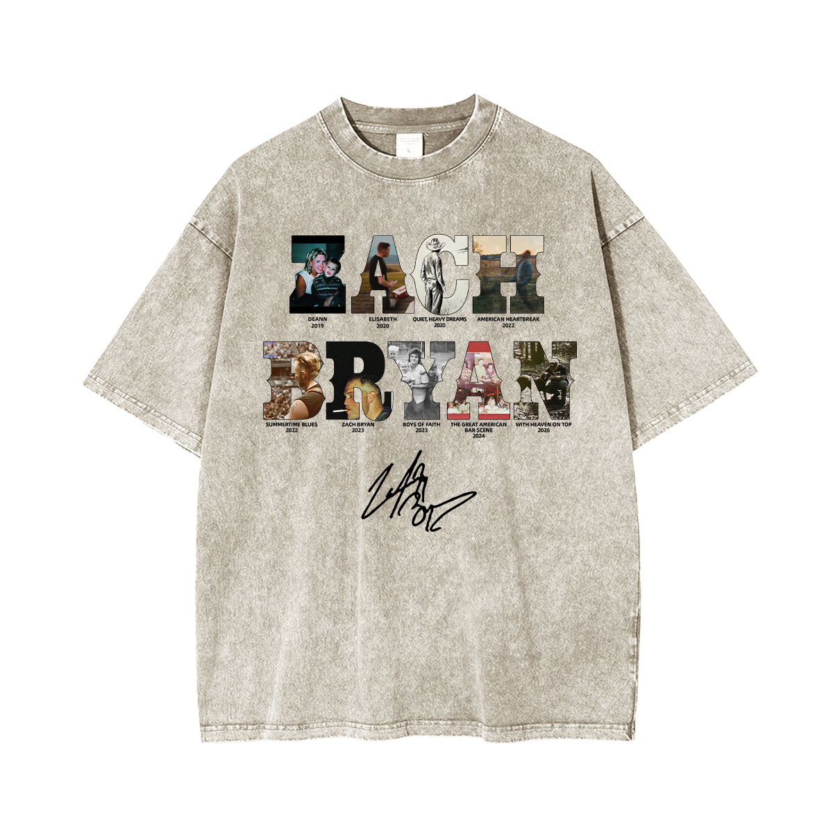 Zach Bryan Washed Unisex T-Shirt