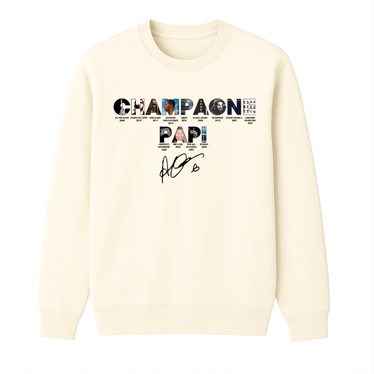 Drake Unisex Cotton Creneck Sweatshirt