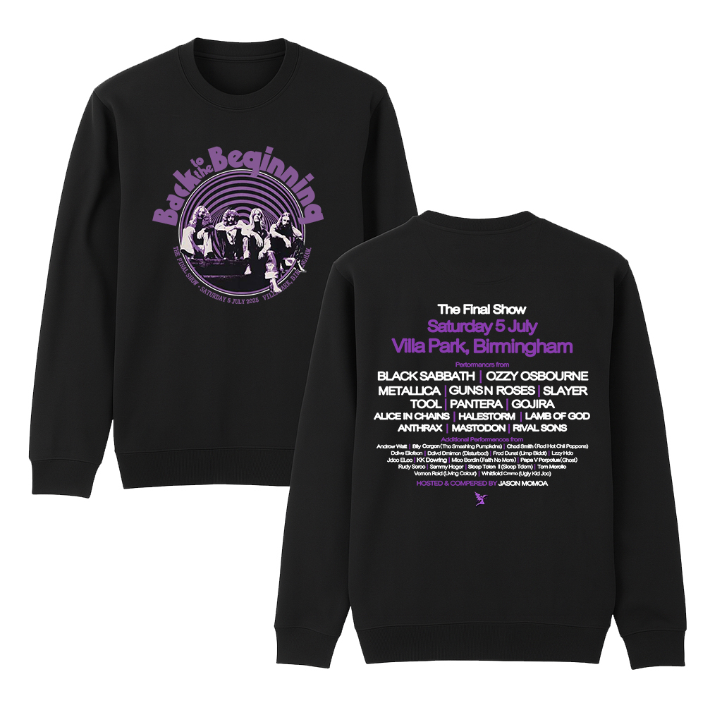 Black Sabbath And Ozzy Osbourne Cotton Unisex Crewneck Sweatshirt