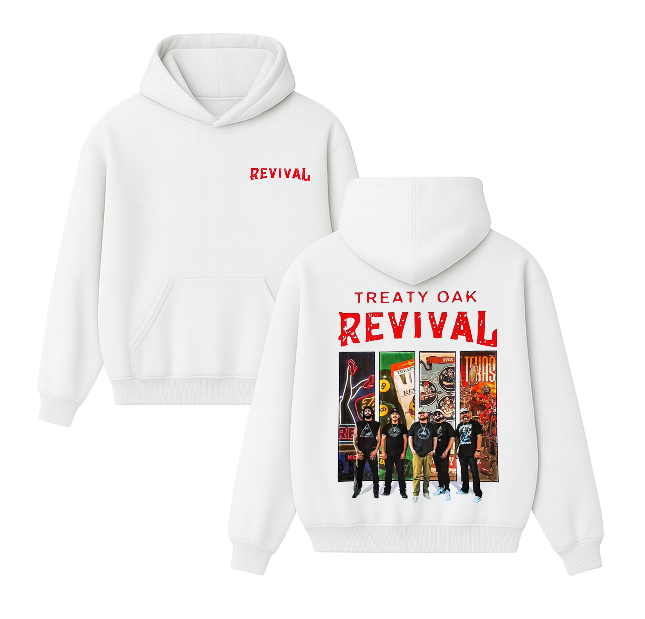 Treaty oak Revival fan Cotton Unisex Hoodie