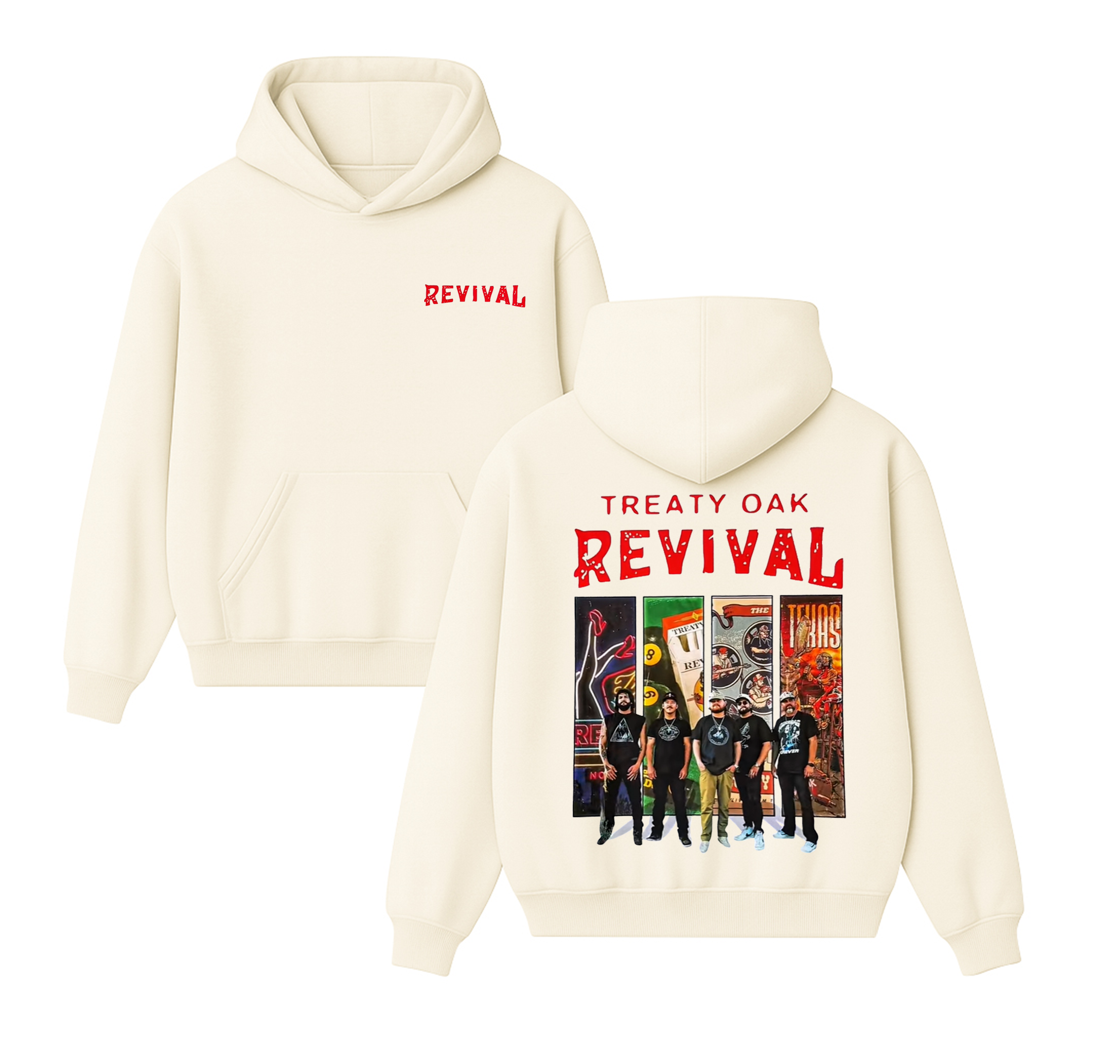 Treaty oak Revival fan Cotton Unisex Hoodie