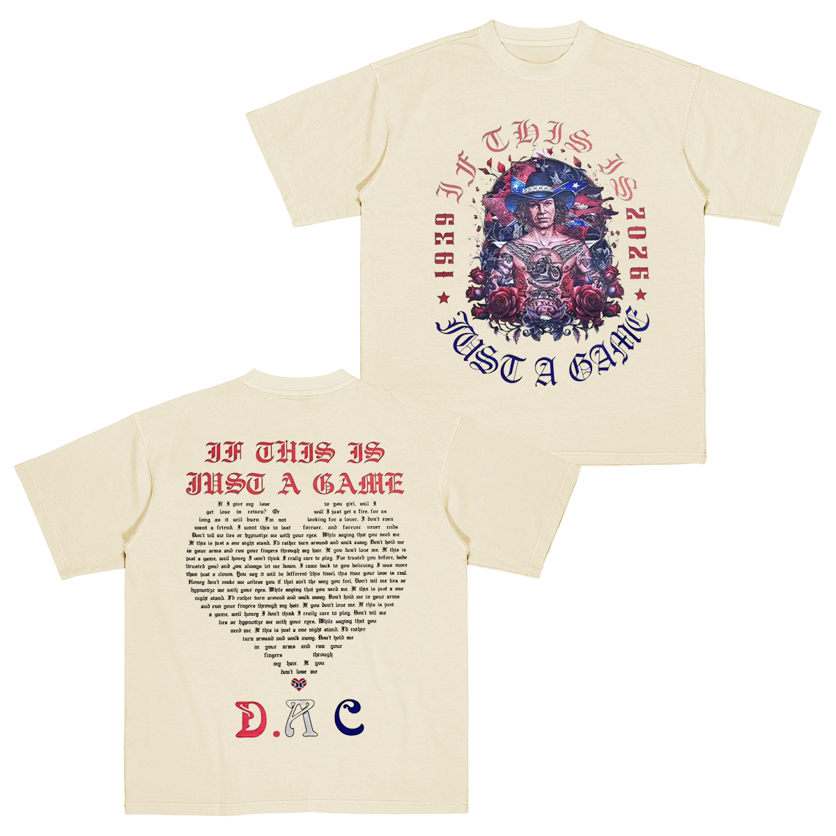 David Allen Coe Cotton Unisex T-shirt