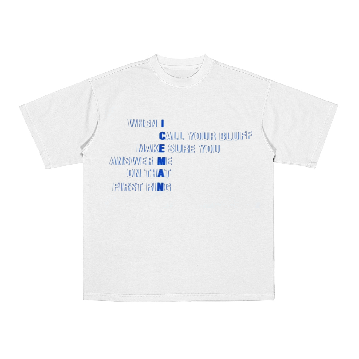 Ice Man Drake Cotton Unisex T-shirt