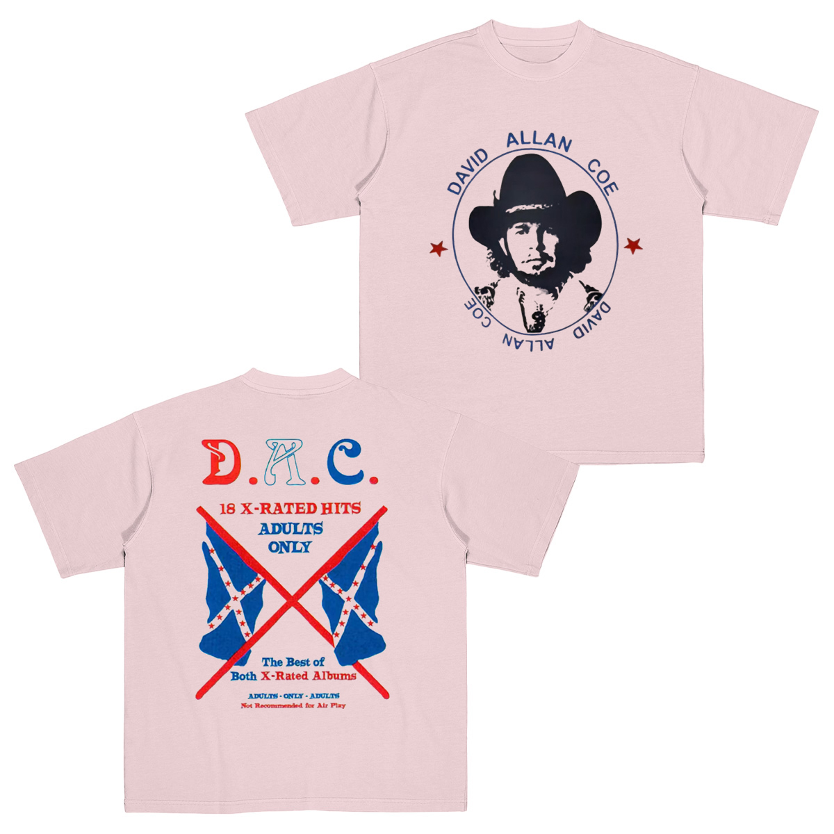 David Allen Coe Cotton Unisex T-shirt