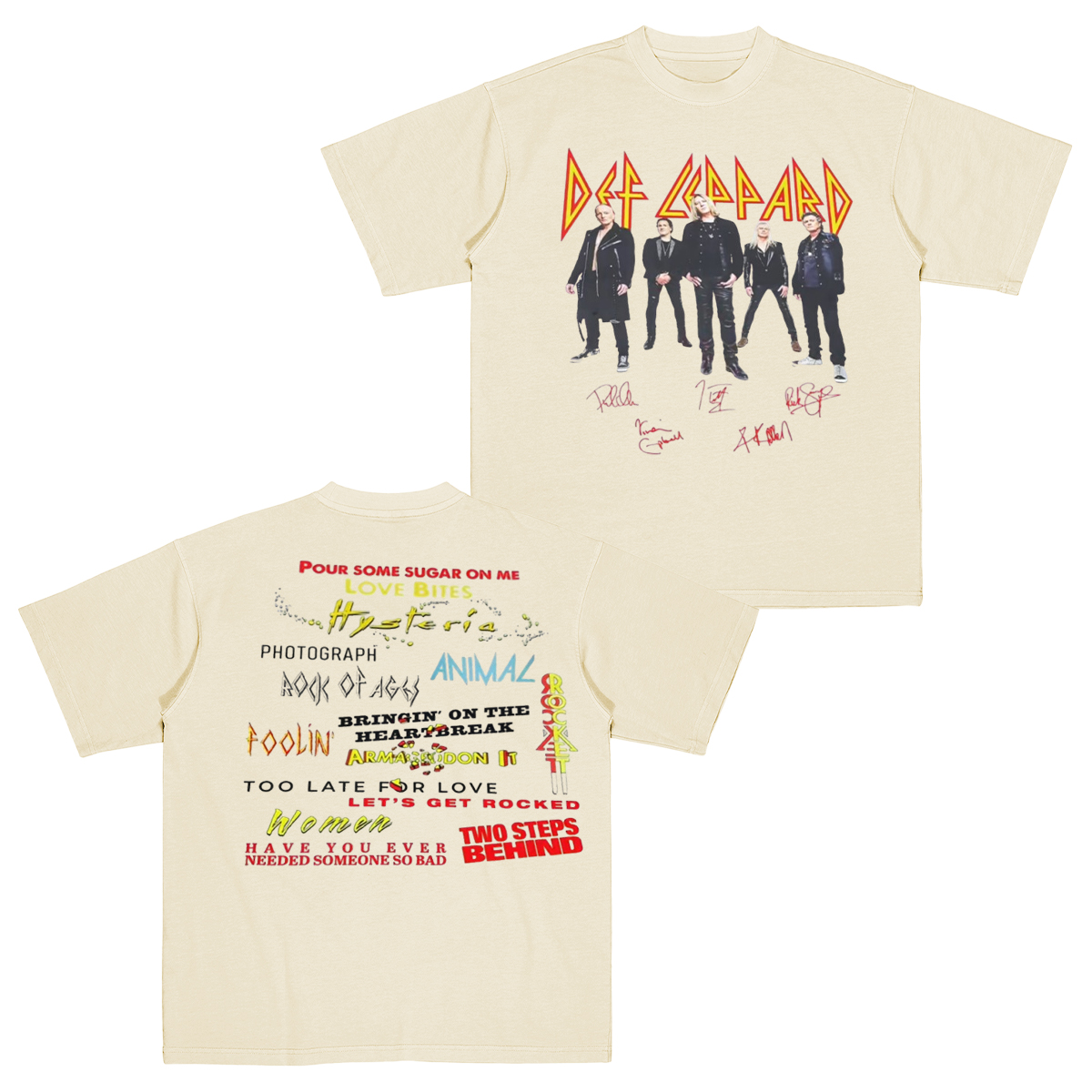 Def Leppard Cotton Unisex T-shirt
