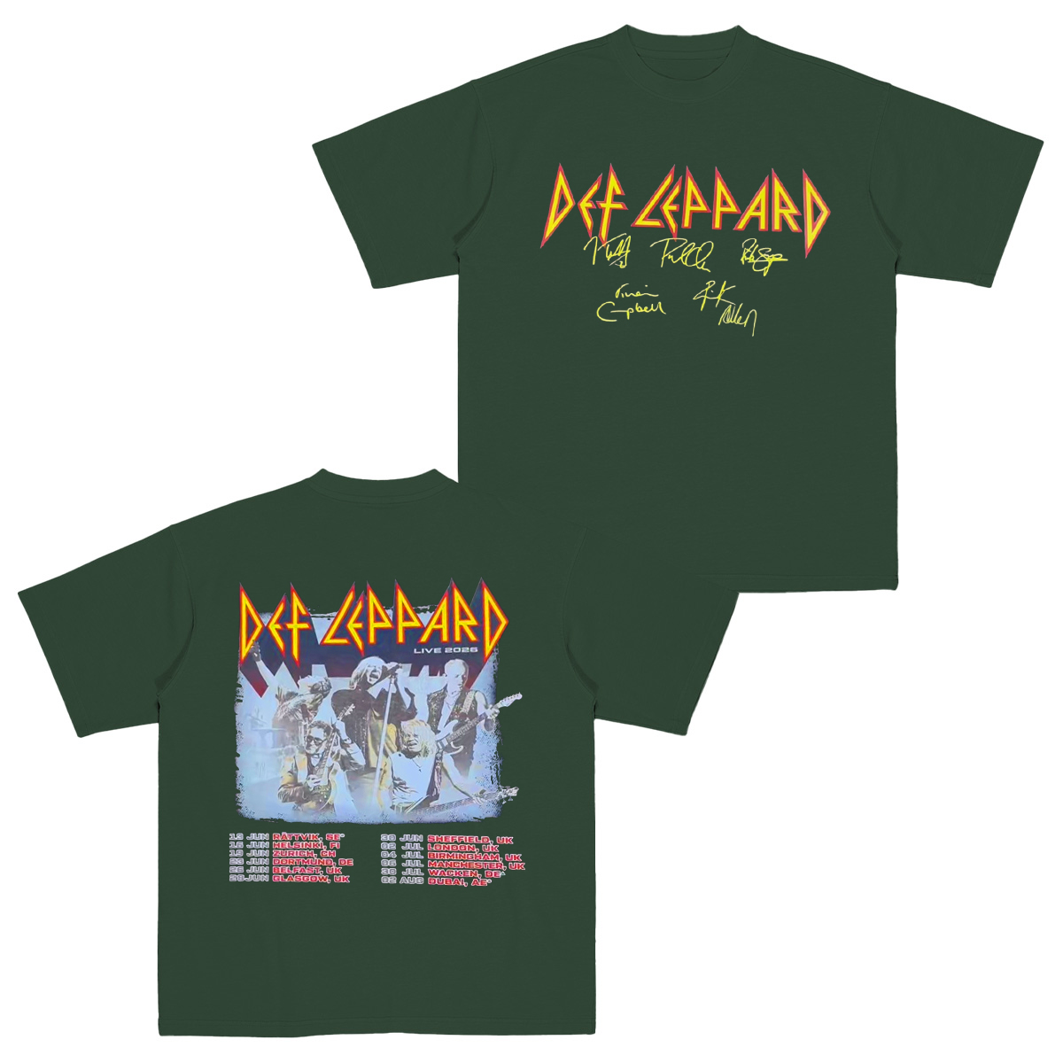 Def Leppard Cotton Unisex T-shirt