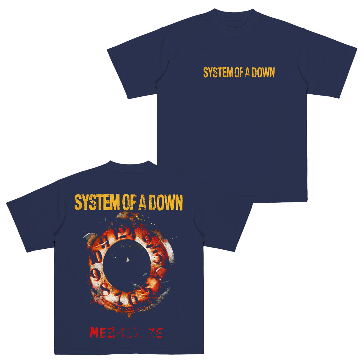 Vintage Adult System Of A Down Toxicity  Cotton Unisex T-shirt