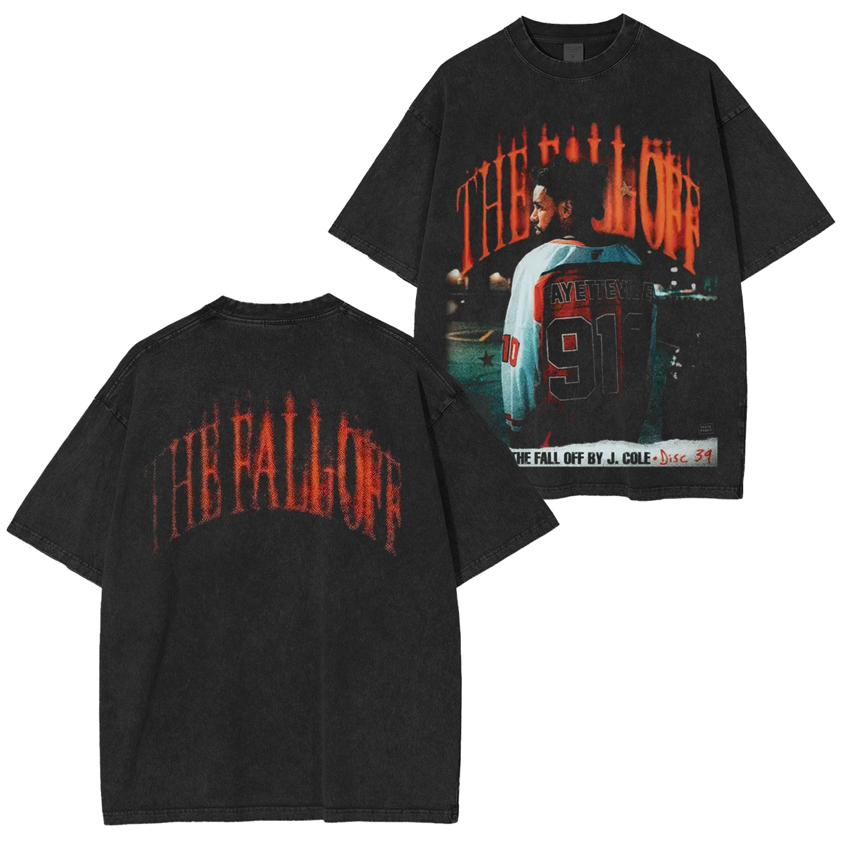 J. Cole The Fall-Off  Washed Unisex T-Shirt