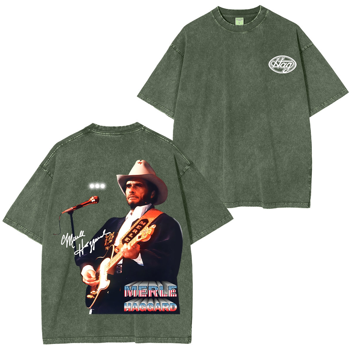 Merle Haggard Washed Unisex T-Shirt