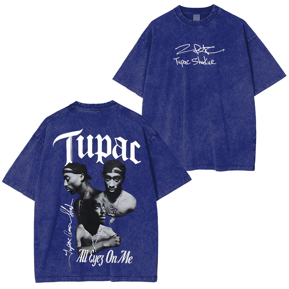 Tupac Shakur Washed Unisex T-Shirt