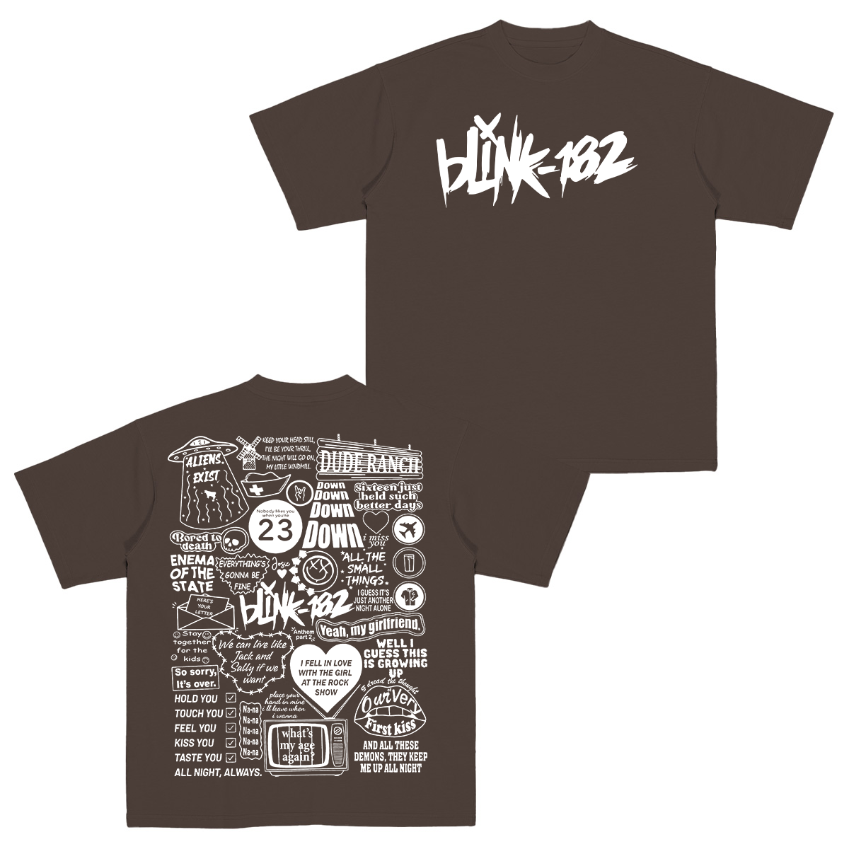 Blink-182 Cotton Unisex T-shirt