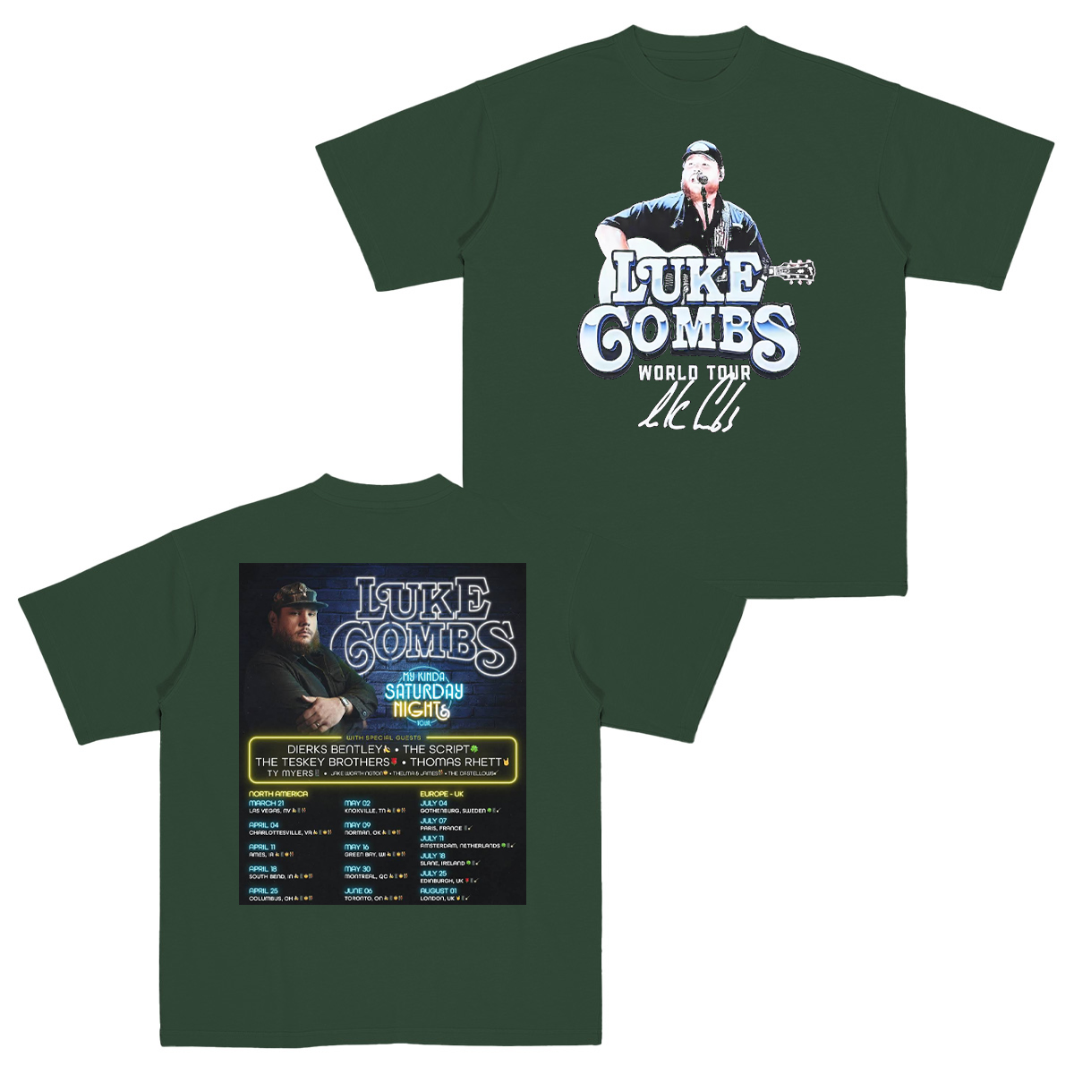 Luke Combs Cotton Unisex T-shirt