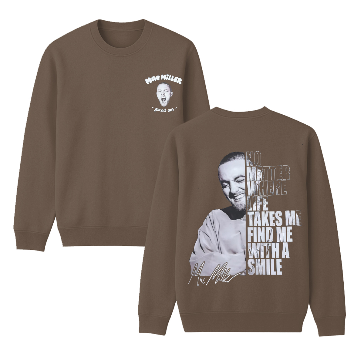 Mac Miller Unisex Cotton Creneck Sweatshirt