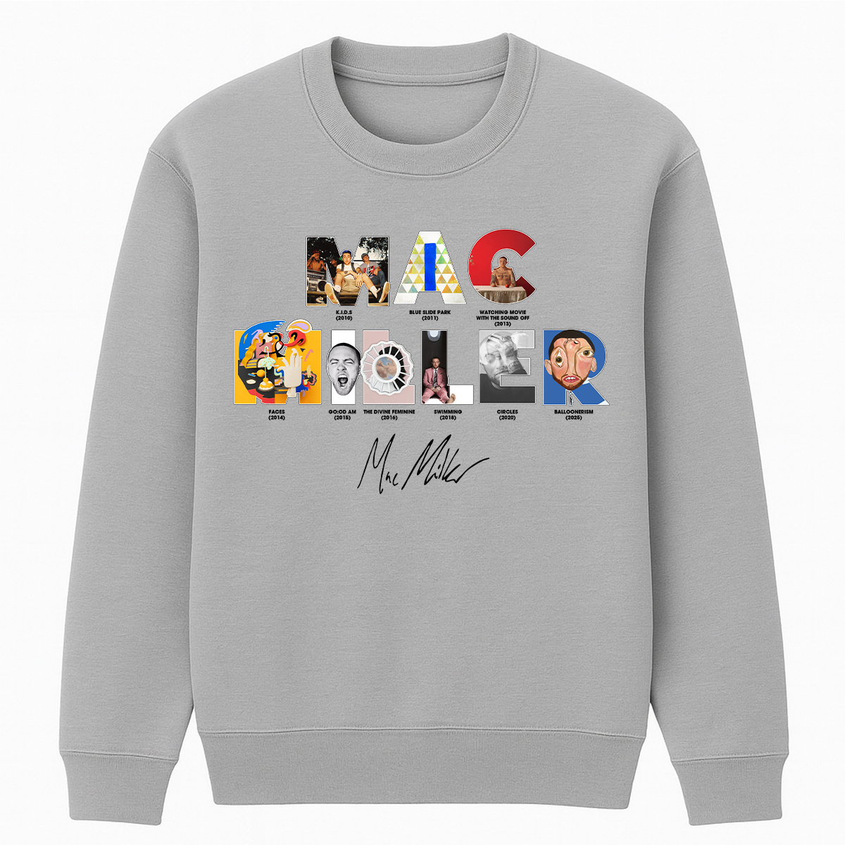 Mac Miller Unisex Cotton Creneck Sweatshirt