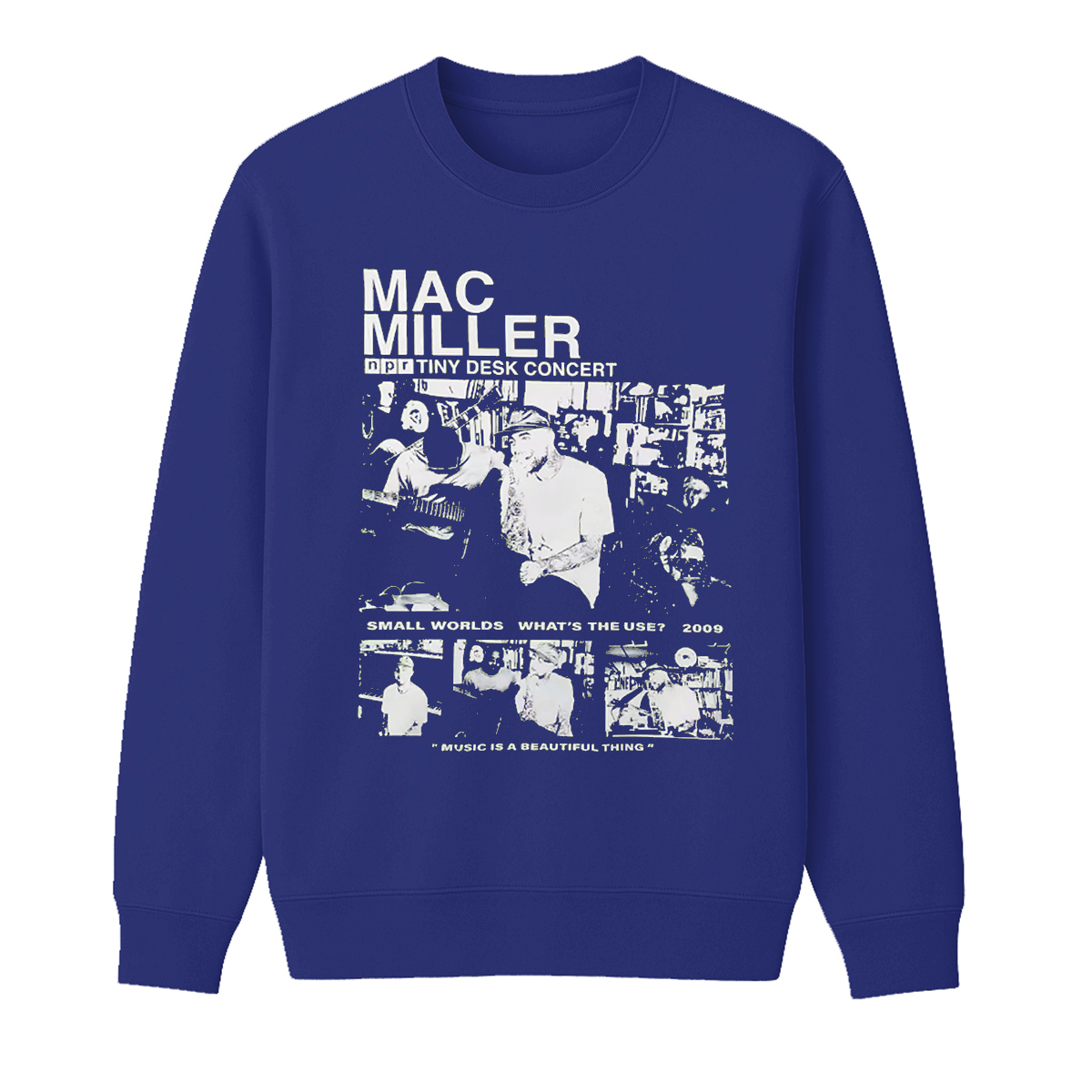 Mac Miller Unisex Cotton Creneck Sweatshirt