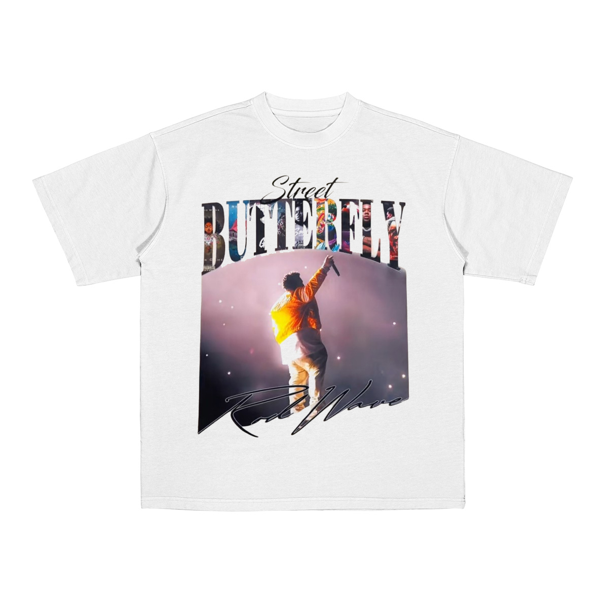 Street Butterfly album Cotton Unisex T-shirt