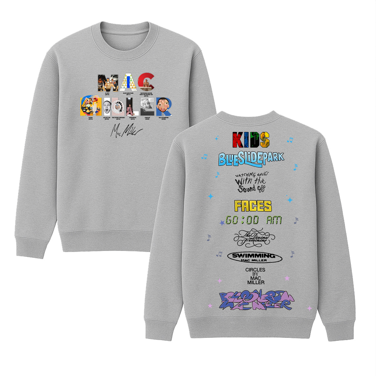 Mac Miller Unisex Cotton Creneck Sweatshirt