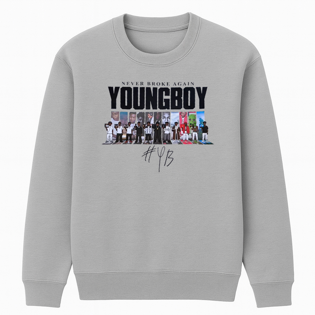 YoungBoy Unisex Cotton Creneck Sweatshirt