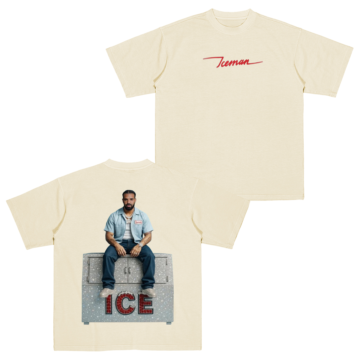 Drake iceman  Cotton Unisex T-shirt