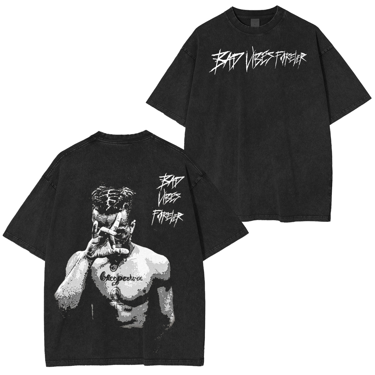 Bad Vibes Forever XXXTentacion Washed Unisex T-Shirt
