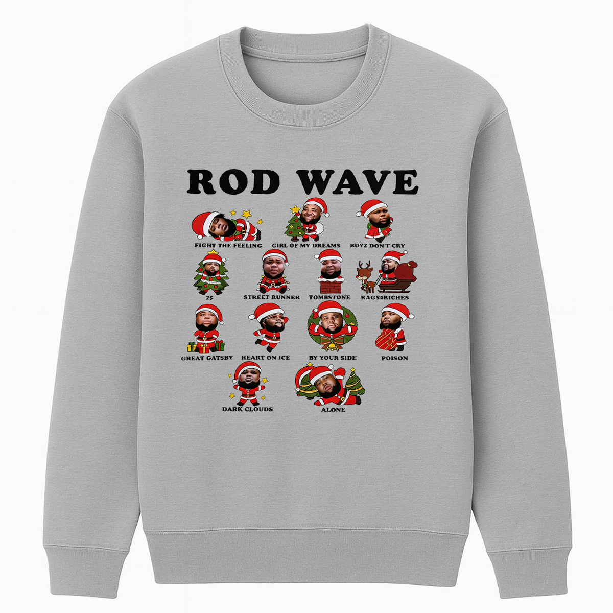 Rod Wave Unisex Cotton Creneck Sweatshirt
