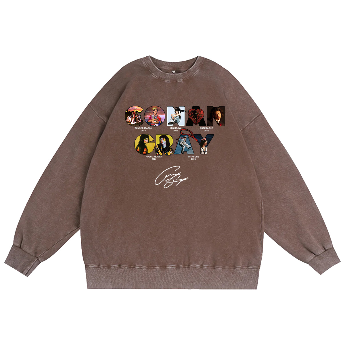 Conan Gray Unisex Washed Crewneck Sweatshirt