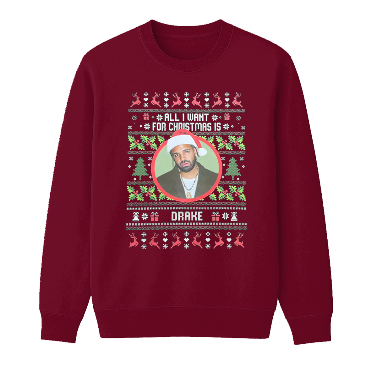 Drake Unisex Cotton Creneck Sweatshirt