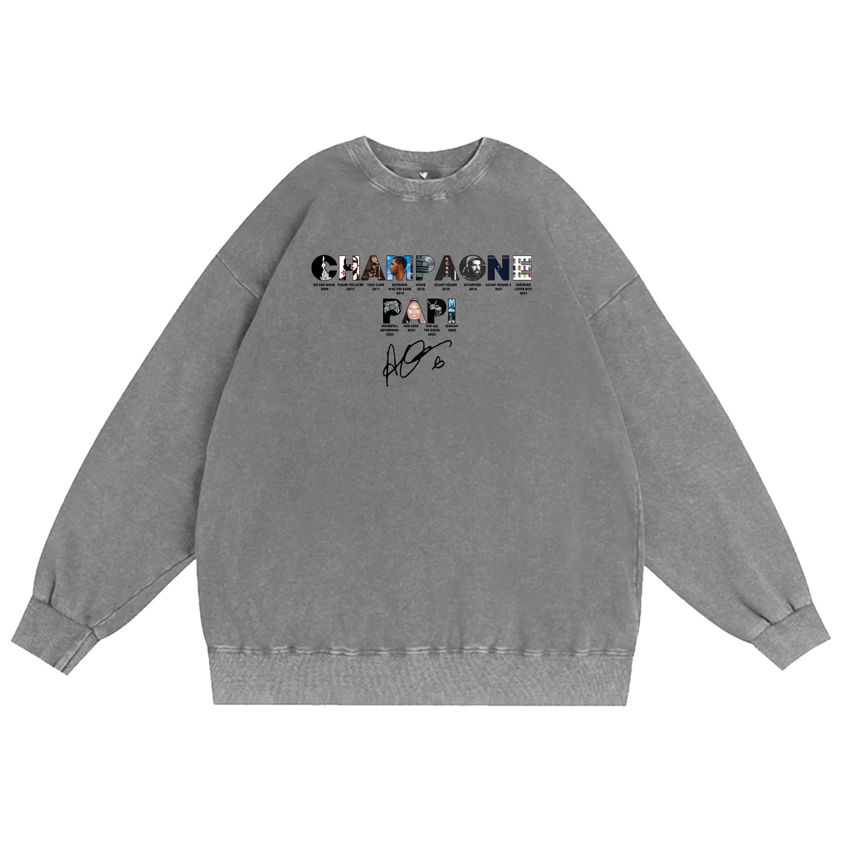 Drake Unisex Washed Crewneck Sweatshirt