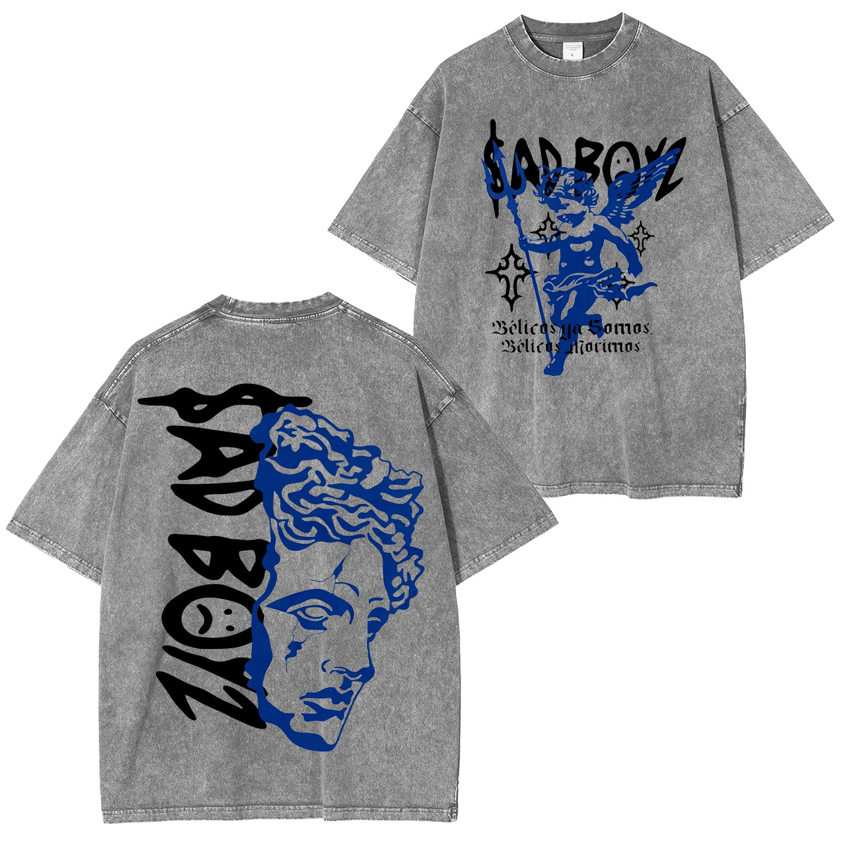 Sad Boyz x Junior H Washed Unisex T-Shirt