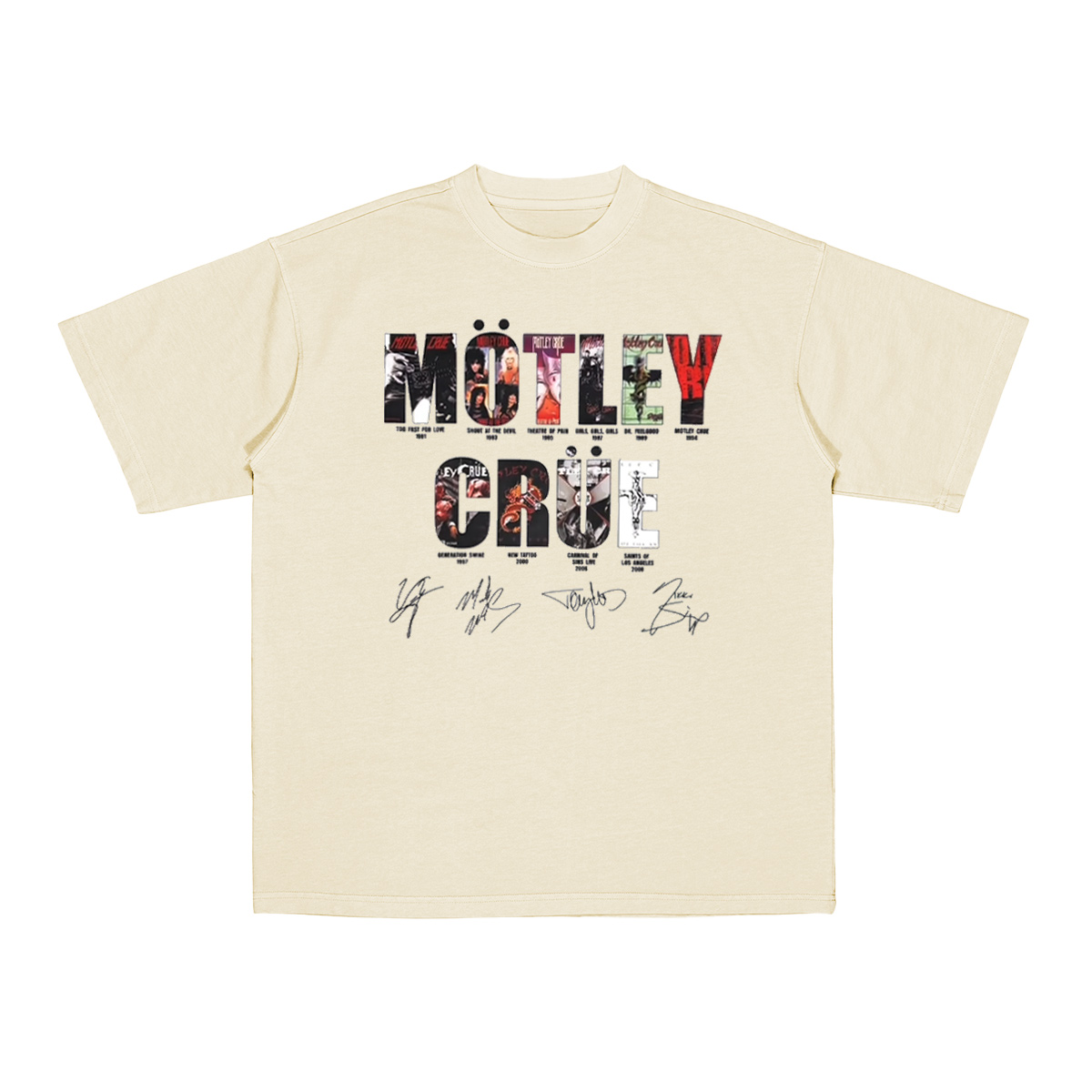 Motley Crue Cotton Unisex T-shirt