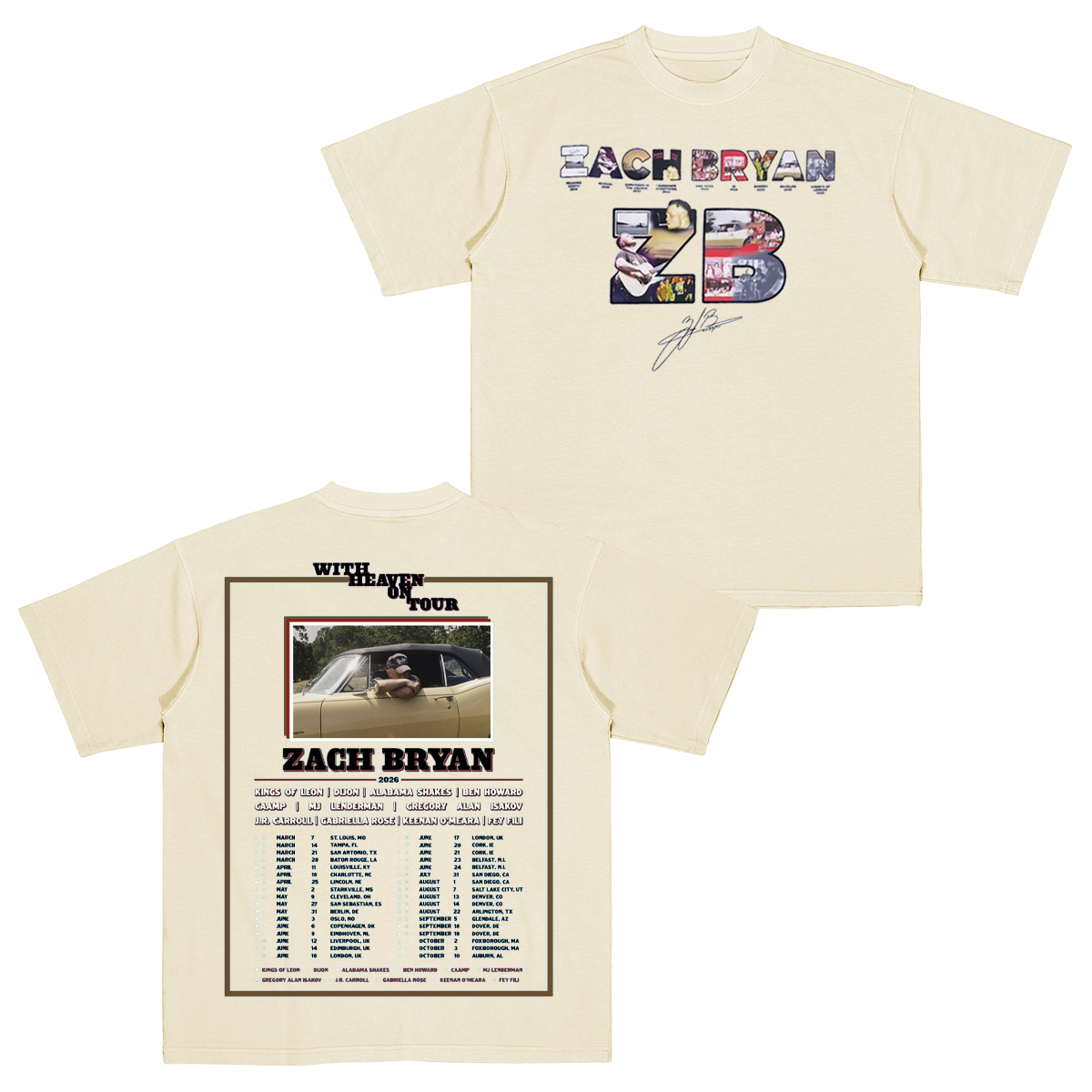 Zach Bryan Cotton Unisex T-shirt