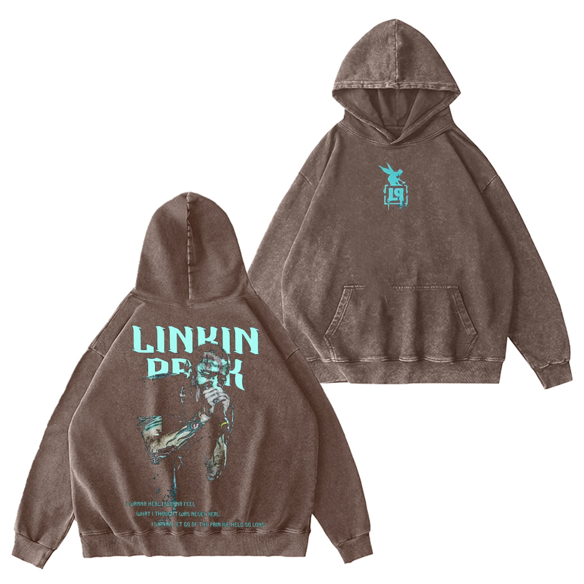 Linkin Park Unisex Washed Hoodie