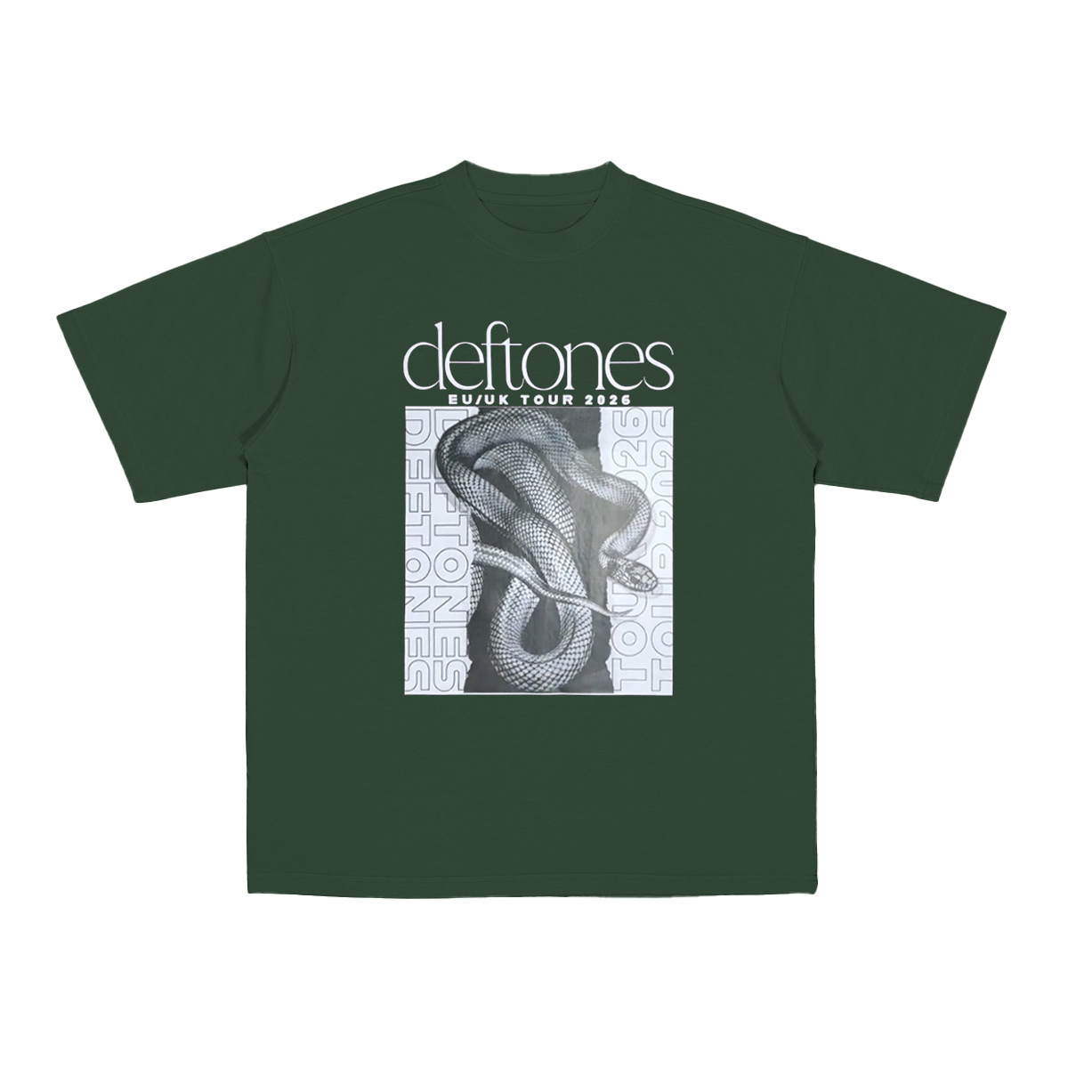 Deftones EU/UK Tour 2026 Cotton Unisex T-shirt