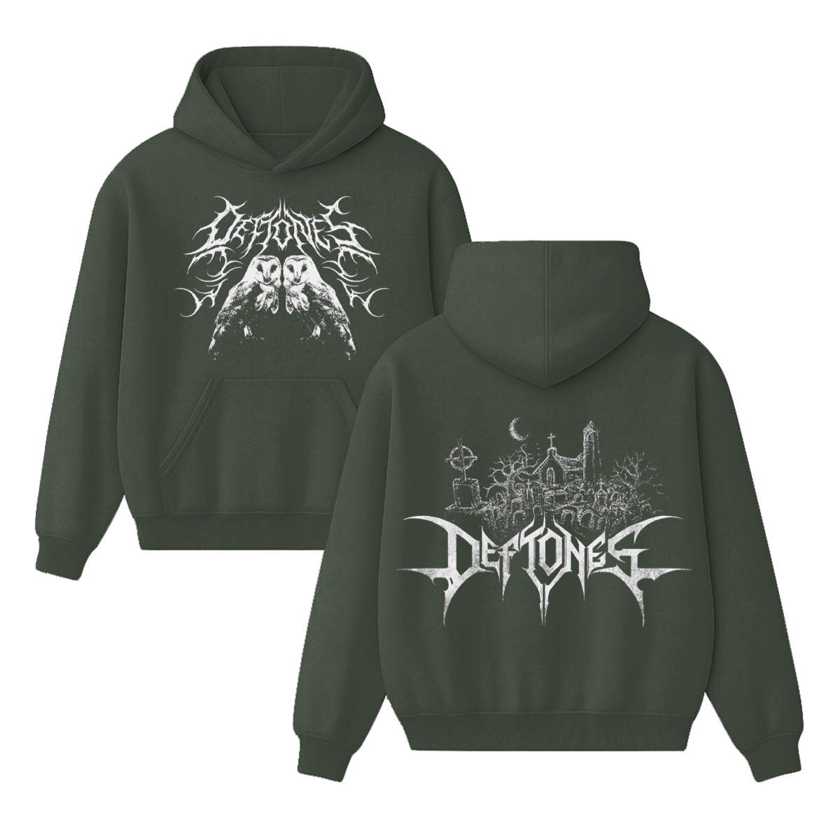 Deftones Unisex Cotton Hoodie
