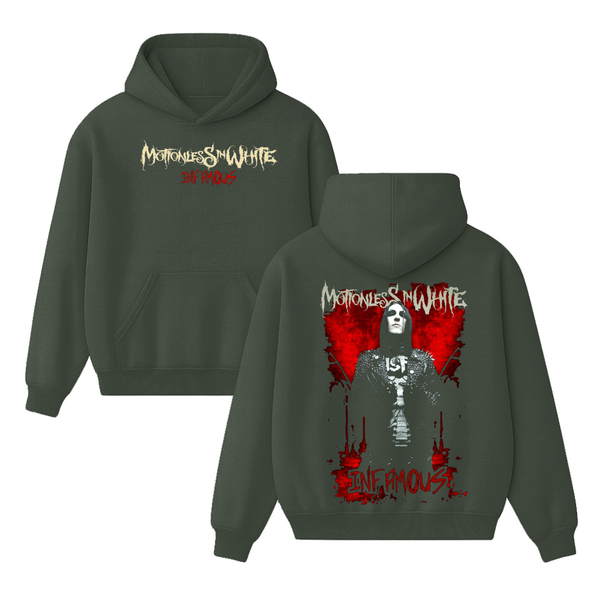 Motionless in White Unisex Cotton Hoodie