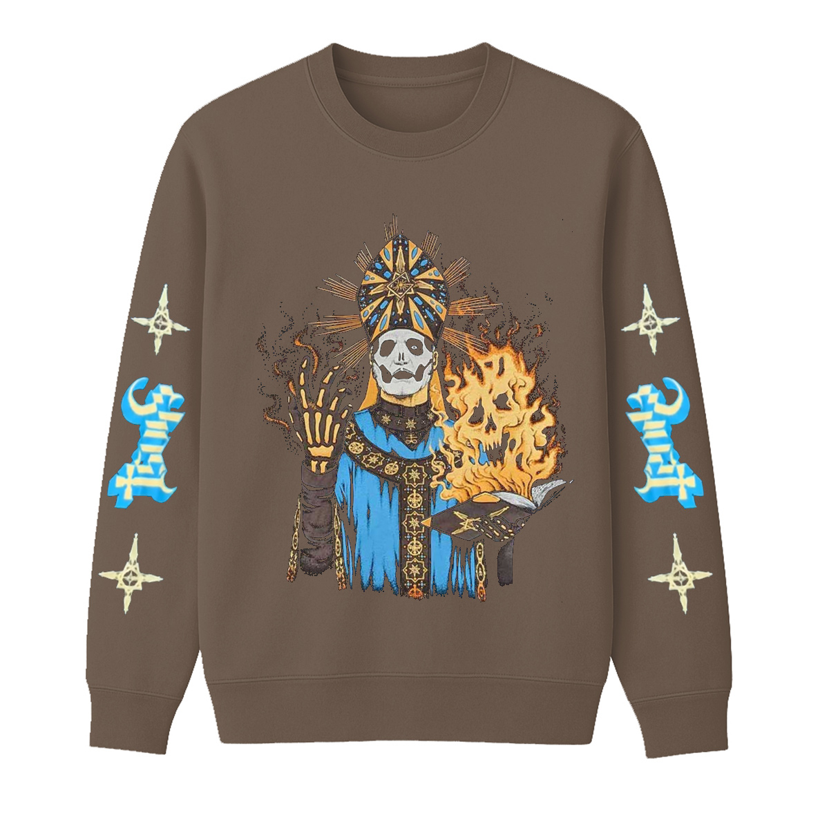 Ghost Unisex Cotton Creneck Sweatshirt