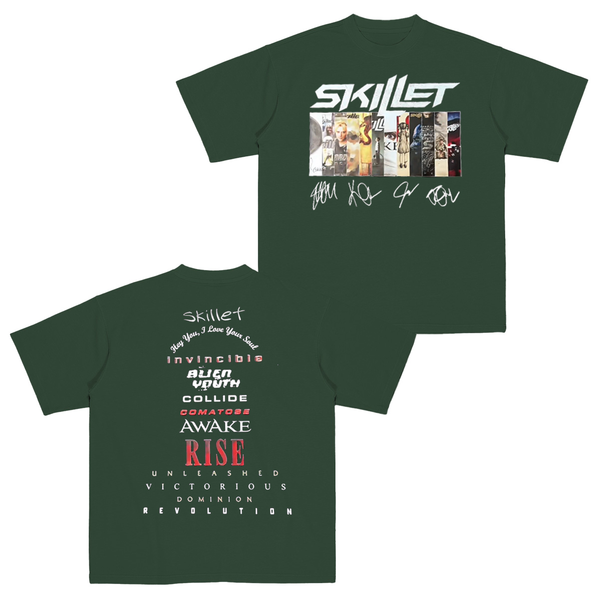 Skillet Band Cotton Unisex T-shirt