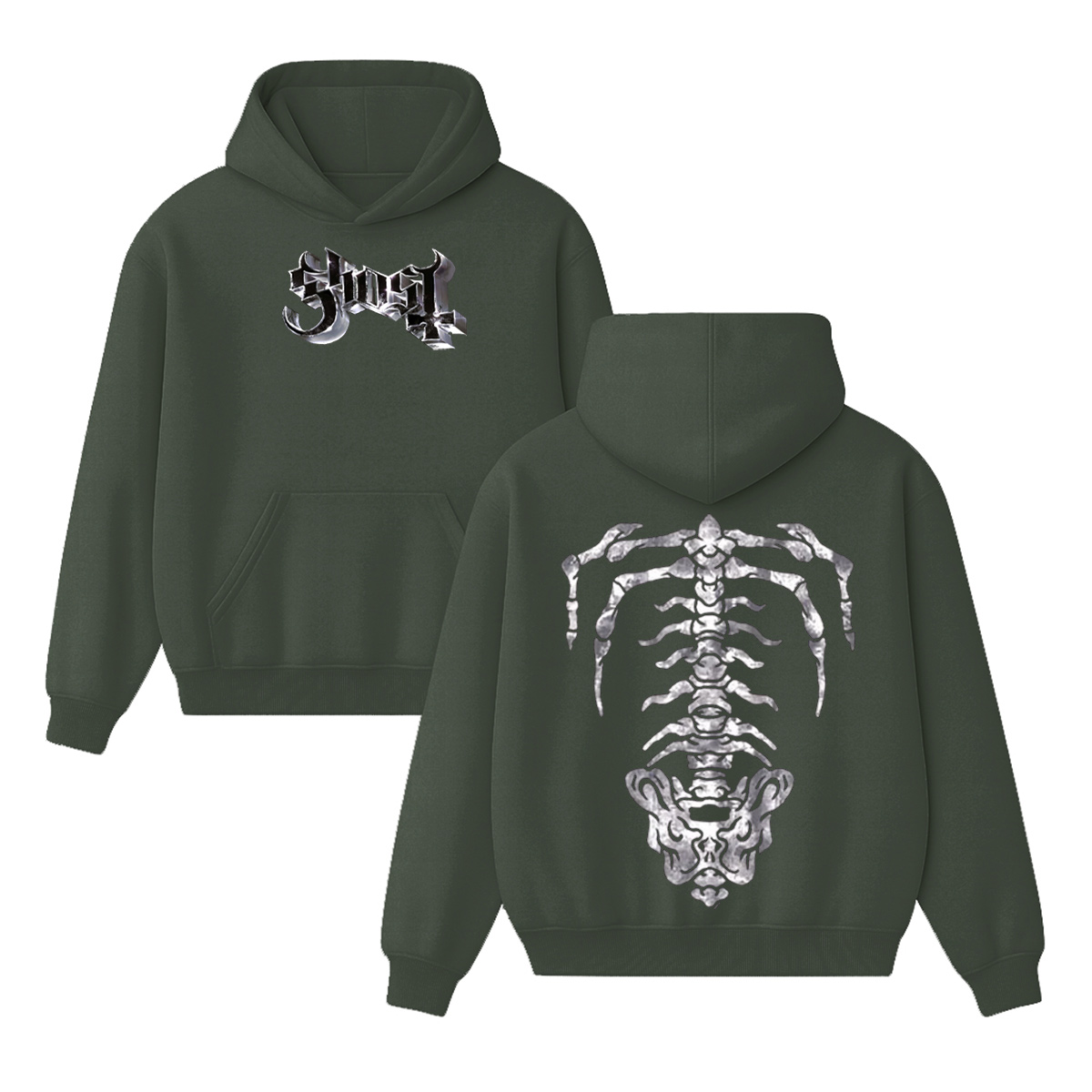 Ghost Unisex Cotton Hoodie