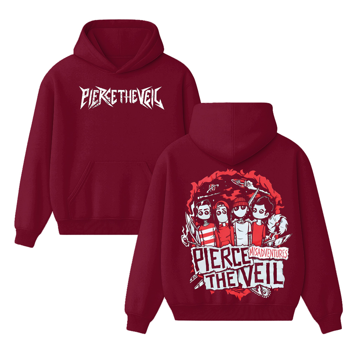 Pierce The Veil Unisex Cotton Hoodie