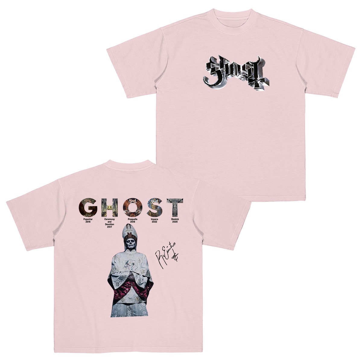 Ghost Band Cotton Unisex T-shirt