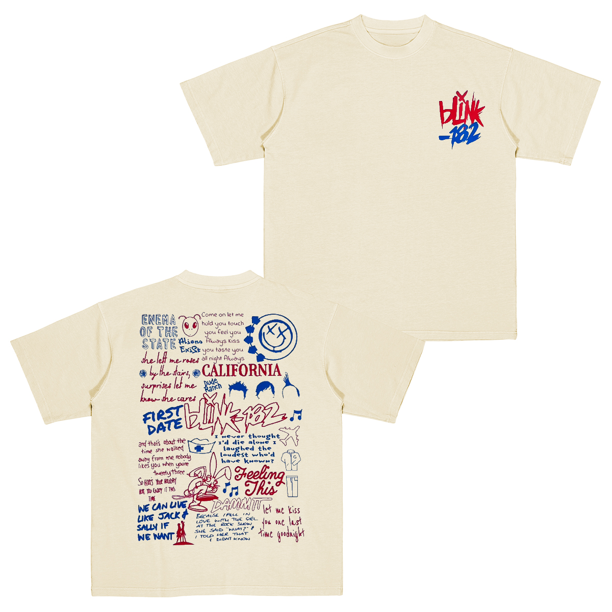 Blink 182 Cotton Unisex T-shirt