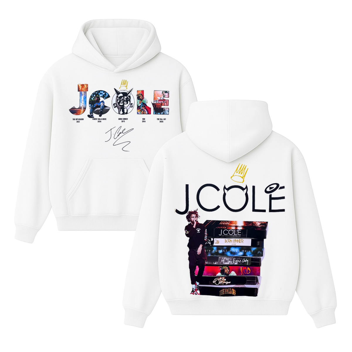 J Cole Unisex Cotton Hoodie