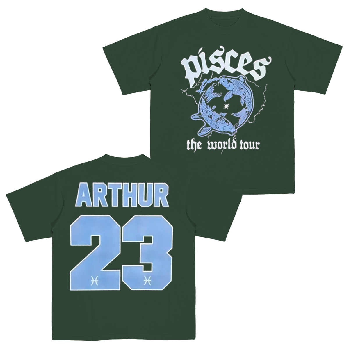 Pisces World Tour James Arthur Cotton Unisex T-shirt