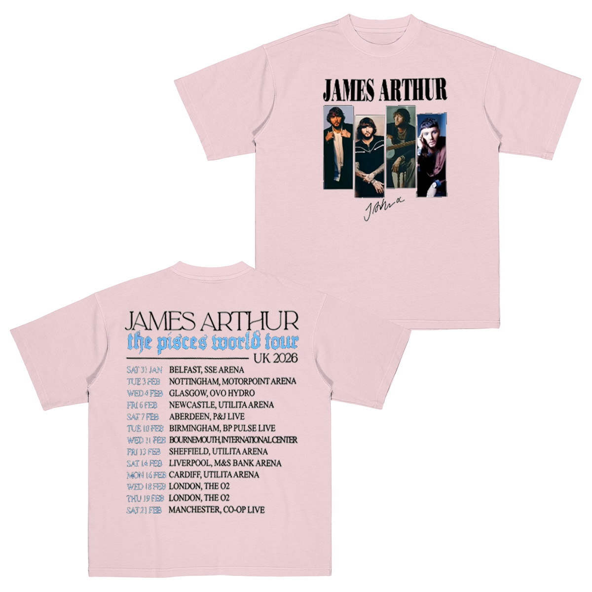 James Arthur Cotton Unisex T-shirt