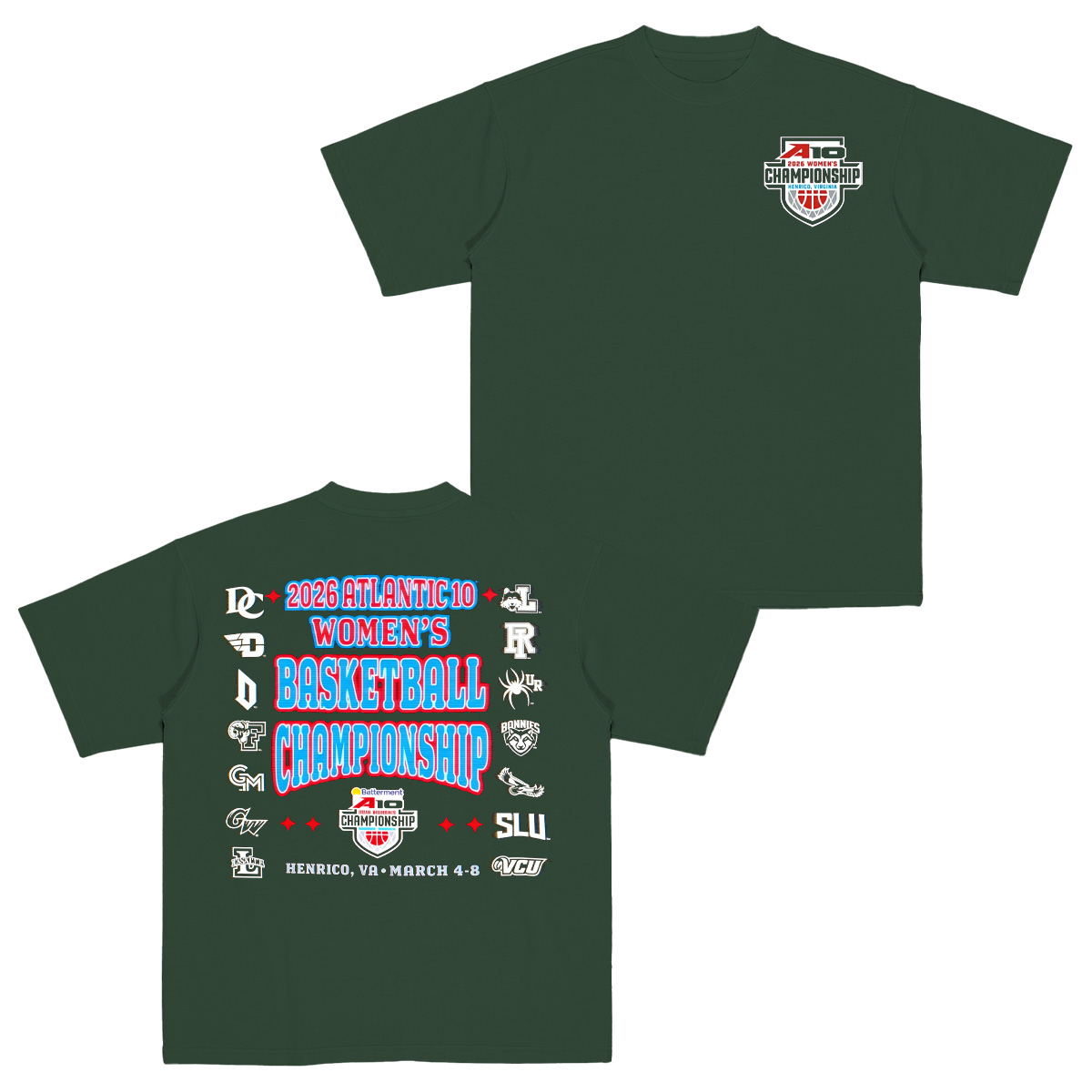 2026 Atlantic 10 Women's Basketball Championship Cotton Unisex T-shirt