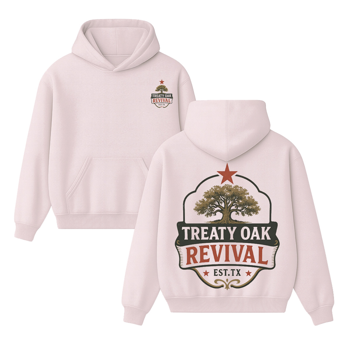 Treaty Oak Revival Unisex Cotton Hoodie