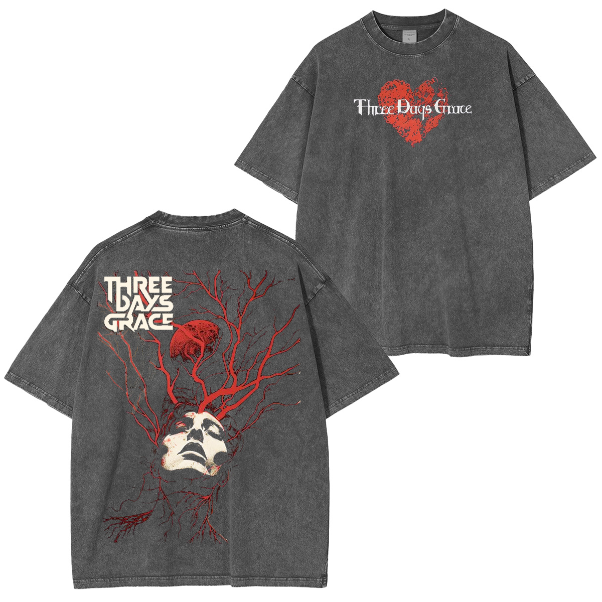 Three Days Grace Washed Unisex T-Shirt