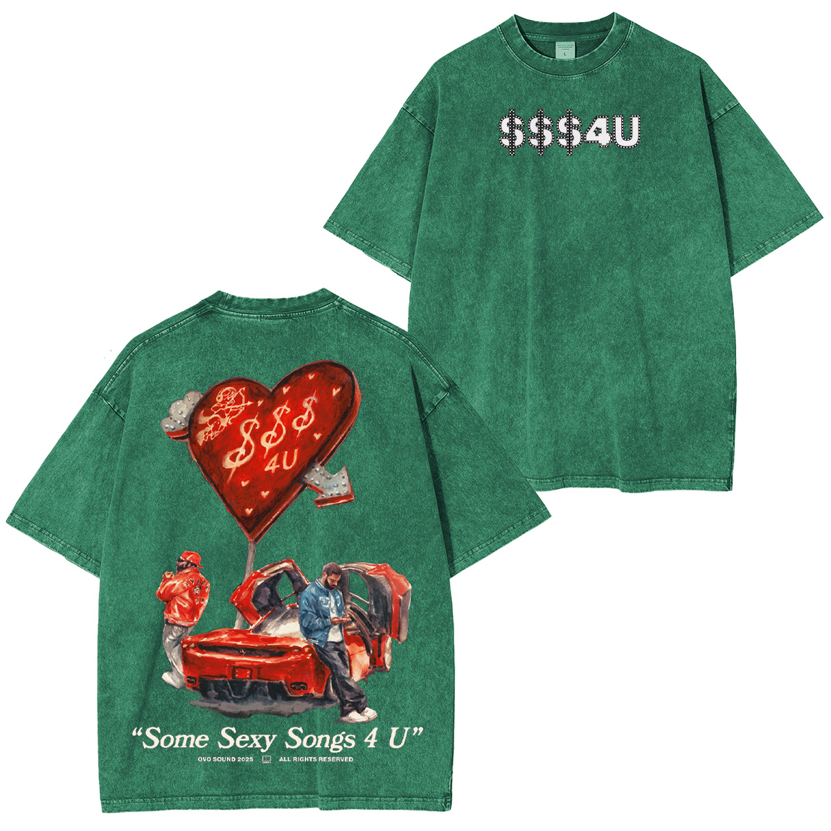 SSS4U Drake & PARTYNEXTDOOR Washed Unisex T-Shirt