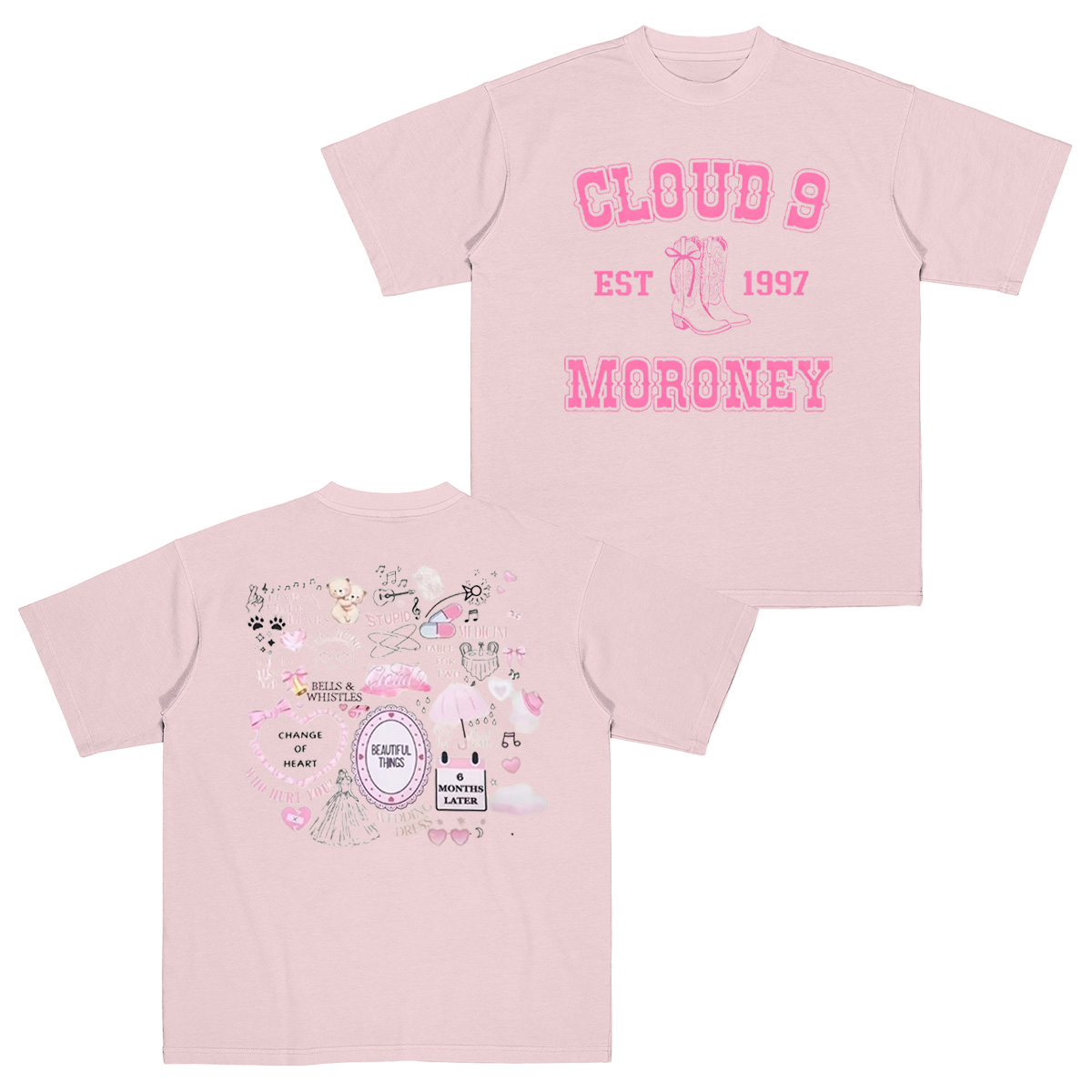 Cloud 9 Tour Megan Moroney Cotton Unisex T-shirt